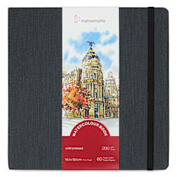 Hahnemühle Akademie Aquarell Watercolor Book - 5-1/2" x 5-1/2" front of packaging