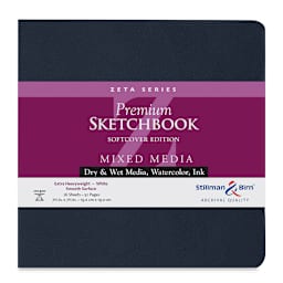 Stillman & Birn Zeta Series Softcover Sketchbook - 7-1/2'' x 7-1/2'', Square