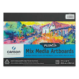 Canson Plein Air Mix Media Artboard Pads - Front cover of Artboard Pad