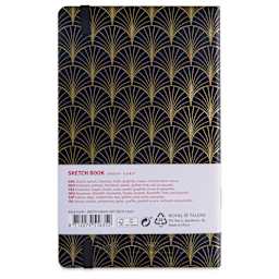 Royal Talens Art Creations Sketchbook - 5.1" x 8.3", Art Deco, back