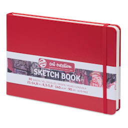 Royal Talens Art Creations Sketchbook - 5.8" x 8.3", Red