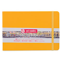 Royal Talens Art Creations Sketchbook - 5.8" x 8.3", Golden Yellow, front