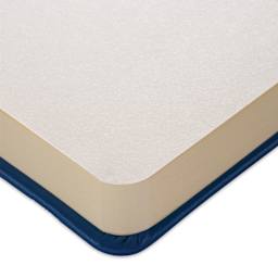 Talens Art Creations Sketchbook - Navy Blue, 11.7" x 8.3", corner of sketchbook