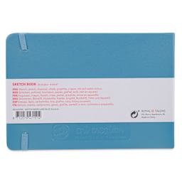 Royal Talens Art Creations Sketchbook - 5.8" x 8.3", Lake Blue, back