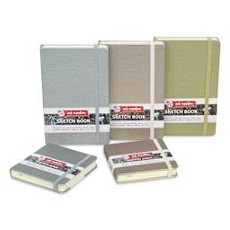 Talens Art Creations Sketchbooks - Assorted metallic colors and sizes shown, sold individually