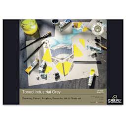 Rembrandt Toned Mixed Media Pad - Industrial Grey, 11.7" x 8.3"