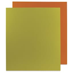 Flipside Two-Sided Colored Corrugated Sheets - 22" x 28", Orange/Yellow, Sheet