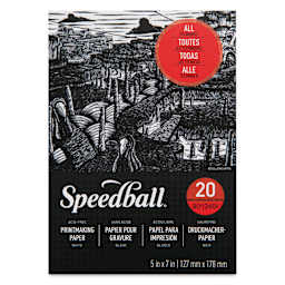 Speedball Printmaking Pad - 5" x 7", 20 Sheets, 90 lb