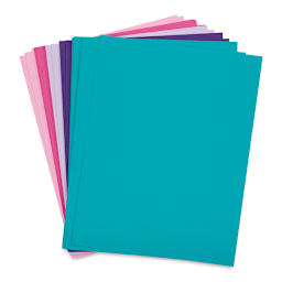 Paper Accents Cardstock Stash Packs - Components of Unicorn pack shown in fan