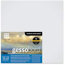 Ampersand Gessobord - 12'' x 12'', 1-1/2'' Cradled