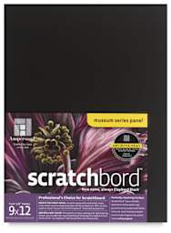 Ampersand Scratchbord - front view of 9 x 12 package shown