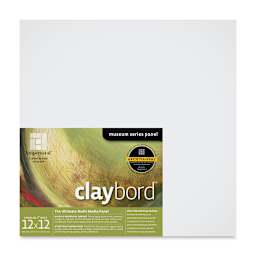 Ampersand Claybord - 12'' x 12'', 2'' Deep Cradled