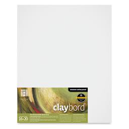 Ampersand Claybord - 16'' x 20'', 2'' Deep Cradled