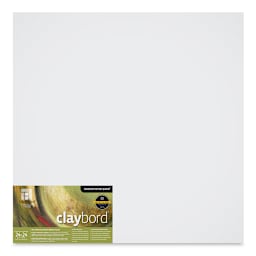 Ampersand Claybord - 24'' x 24'', 1-1/2'' Cradled