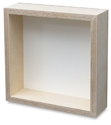 Ampersand Gessobord Shadow Boxes - Right angle view of Shadow box 
