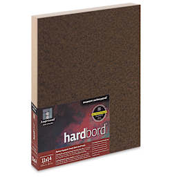 Ampersand Hardbord Panel - 11" x 14", 1-1/2" Cradled