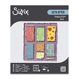 Sizzix Thinlits Dies - Set of 8, Viewfinder by Seth Apter front of packaging