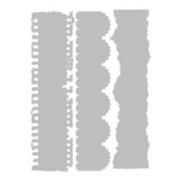 Sizzix Thinlits Dies - Set of 3, Double Edgers by Vicki Boutin