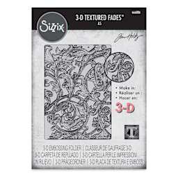 Sizzix 3-D Texture Fades Embossing Folder - Entangled front of packaging