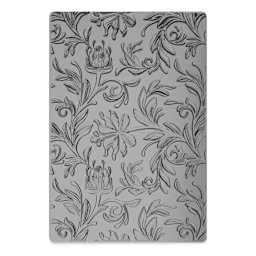 Sizzix 3-D Texture Fades Embossing Folder - Botanical applied
