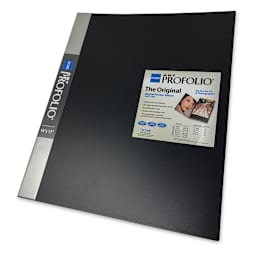 Itoya Original Art Profolio - 14" x 17", Black, Portrait, 24 Pages