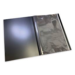 Itoya Original Art Profolio - 13" x 19", Black, Portrait, 24 Pages, open