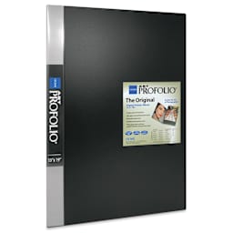 Itoya Original Art Profolio - 13" x 19", Black, Portrait, 24 Pages