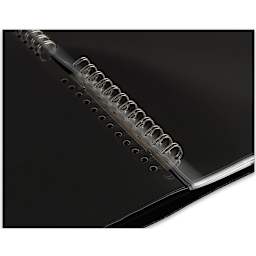 Leather Spiral Presentation Books - Closeup of Spiral Rings