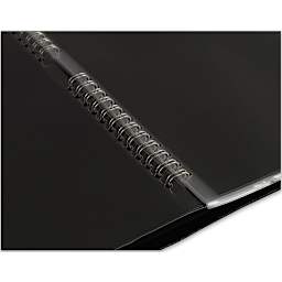 Leather Spiral Presentation Books - Closeup of Spiral Ring