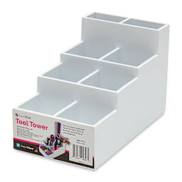Totally Tiffany Desk Maid Tool Tower (side view)