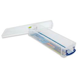 Brush Storage Box - 2-3/8" H x 3-1/8" W x 12-9/16" L (with lid removed)