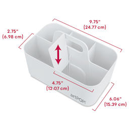artPOP! Stackable Storage Caddy Set, caddy dimensions