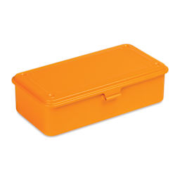 Toyo Stackable Storage Box T-190 - Orange, 8" x 4" x 2"