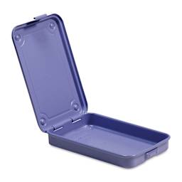 Toyo Stackable Storage Box T-152 - Lilac, 6" x 4.13" x 1.14", lid open