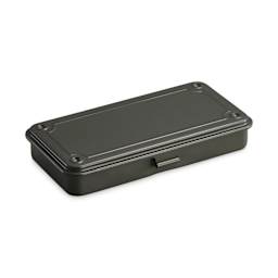 Toyo Stackable Storage Box T-192 - Military Green, 8" x 4" x 1.14"