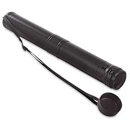 Helix Expandable Document Tubes - Angled Tube showing attached cap
