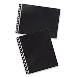 Art Profolio PolyGlass Refill Pages - A portrait and landcape Refill page shown empty