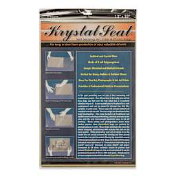 Krystal Seal Self-Sealing Art, Print, and Photo Bag Pack - 13" x 19", Pkg of 25