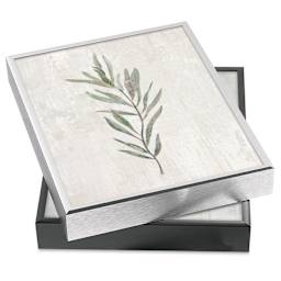 Blick Metal Gallery Frames black and silver laying flat