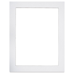 Pre-Cut Mat Frames - White, 22" x 28" (18" x 24" Artwork Size), Pkg of 12, front of mat frame