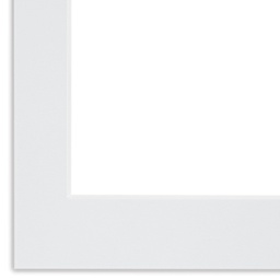 Crescent Select Conservation Solids Pre-Cut Mat - Vivid White, 8 ply, 11" x 14"