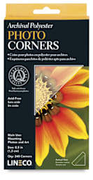 Archival Mounting Corners - Front view of package of 240 Photo Corners