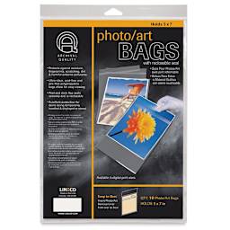 Lineco Photo Art Bag Pack - 5" x 7", Pkg of 10