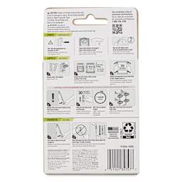 Command Picture Hanging Strips - Large, Pkg of 12 Pairs, back of the packaging