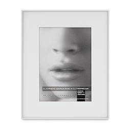 MCS Framatic Frame - White, 8" x 10" w/5" x 7" Opening, Single Mat