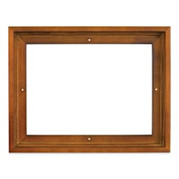 Ampersand Floaterframe - Bold, Walnut, 9" x 12", 7/8", front view