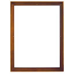 Ampersand Floaterframe - Thin, Walnut, 18" x 24", 1-1/2", front view