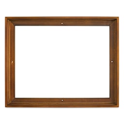 Ampersand Floaterframe - Thin, Walnut, 11" x 14", 7/8", front view