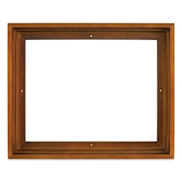 Ampersand Floaterframe - Bold, Walnut, 11" x 14", 1-1/2", front view