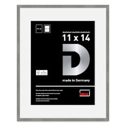 Deha Design Tribeca Frame - Gray, 11" x 14", 8-1/2" x 11" Mat